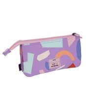 Fourre-tout plumier 5 compartiments fun animals R.081133FAPR