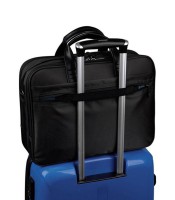 Serviette homme 42x31x12cm 15.6"Stark  noir 3 compartIments R.408100