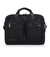 Serviette homme 42x31x12cm 15.6"Stark  noir 3 compartIments R.408100