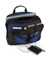 Serviette homme 42x31x12cm 15.6"Stark  noir 3 compartIments R.408100