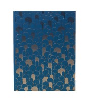 Livre d'or 27x22cm 100 pages neo deco bleu R.47986E