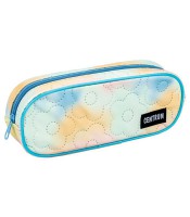 Fourre-tout 220x90x45mm brodé fleurs coloris assortis R.81068