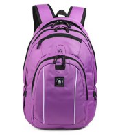 Sac à dos grand modèle the mag violet 3 compartiments R.LS27630