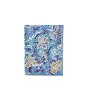 Carnet 95x140m couverture rigide ligné saule bleu 176p R.PB9897-3