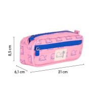 Fourre-tout baleine 2 compartiments rose R.081148Z460P