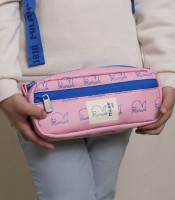 Fourre-tout baleine 2 compartiments rose R.081148Z460P
