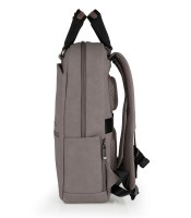Sac à dos mixte 30x42x12cm 15.6" Link trolley beige R.413952
