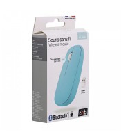 Souris sans fil bluetooth TNB DUAL CONNECT bleue