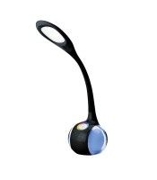 Lampe de bureau LED veilleuse noire