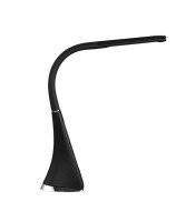 Lampe de bureau LED calendrier horloge 9W noire