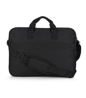 Serviette homme 42x31x7cm 15.6" Division  noir 2 compart R.413020