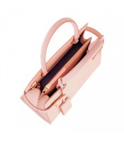 Sac cabas porté main 22x17x10cm Emilie raphia cuir noir R.TEMI16B5N01