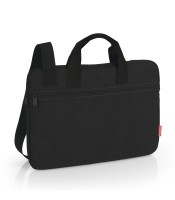 Serviette homme 42x31x7cm 15.6" Division  noir 2 compart R.413020