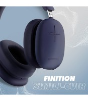 Casque sans fil Bounce Max-Bleu foncé TNB Bluetooth