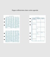 Agenda organiseur exatime 14 Baby Croco rose R.42357E