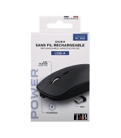 Souris sans fil rechargeable TNB RUBBY