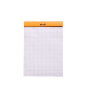 Bloc rhodia 14,8x21cm quadrillé 5x5 100 feuilles 70g R.16200C