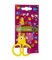 Ciseaux sécurité plastique motif animaux assortis R.81034