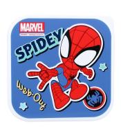 Boîte goûter Spiderman fresh bites 3 en 1 bleu R.201-00424