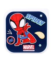 Boîte goûter Spiderman fresh bites 3 en 1 bleu R.201-00424