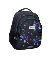 Sac à dos moyen modèle Skooter game face on noir R.421-00555