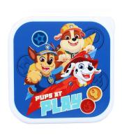 Boîte goûter Paw patrouille fresh bites 3 en 1 bleu R.520-00622