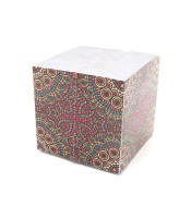 Bloc cubes 5x5x5cm repositionnable 6 visuels R.088  XXX