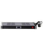 Module de toit 4 ventilateurs-thermostat digital-Noir p/Baie 42U