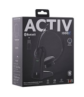 Micro casque sans fil + Bluetooth® TNB 2,4GHz avec base de recharge