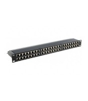 Panneau de brassage 19'' 48 ports CAT 6 STP 2U 