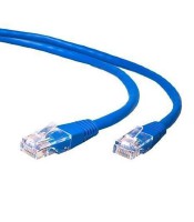 Cable réseau RJ45 CAT6 0.5m Surmoulé Bleu