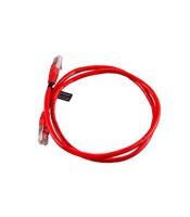 Cable réseau RJ45 CAT6 0.25m ROUGE FTP-Surmoulé