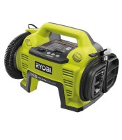 Compresseur RYOBI + 2 batteries : chargeur pneu