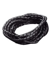 Gaine spiralée noir diamètre 12mm 10m