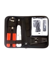 Trousse à outils spécial RESEAU : Testeur,Pince à dénuder et sertir..