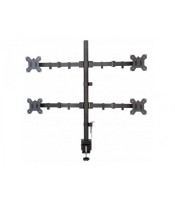 Support 4 écrans 13"-27" à pince 