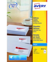 Etiquettes adhésives jet encre  63.5x46.6- 40 f=720 ét. R. J8161-40