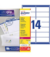 Etiquettes adhésives laser 99.1x38.1mm - 100 f=1400 ét. R.L7163-100