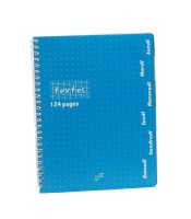 Cahier 17x22 seyès texte 124 pages spirales 70g R.EN28135
