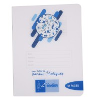 Cahier 17x22 travaux pratiques 32pS+32pU piqûre 70g+80g PP R.44610