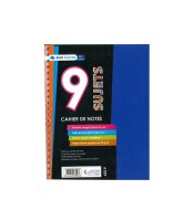 Cahier A4 5x5 université 9 intercalaires 432 pages 70g PP R.7312