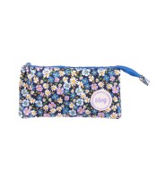Fourre-tout plumier triple b'log flowers R.124057