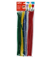 Chenilles 30cm x 50 coloris assortis R.13065