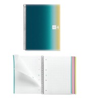 Cahier A4 notebook 5x5 120 pages PP aurora iceland R.MR4084XXX