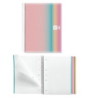 Cahier A4 notebook 5x5 120 pages PP aurora west bay R.MR4081XXX
