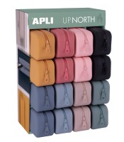 Fourre-tout rectangulaire en silicone up north coloris ass R.19498