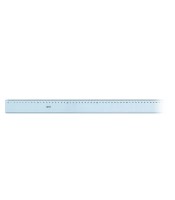 Règle plate 100cm cristal bleu - durable et flexible R.289100C