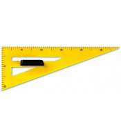Equerre tableau 45° 60cm plastique avec poignée R.1101