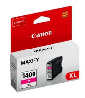 Cartouche jet d'encre Canon Magenta PGI-1400XL M (780 pages)