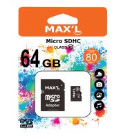 Carte SD 64 Go micro avec adaptateur - Classe 10 R.MAXL854713